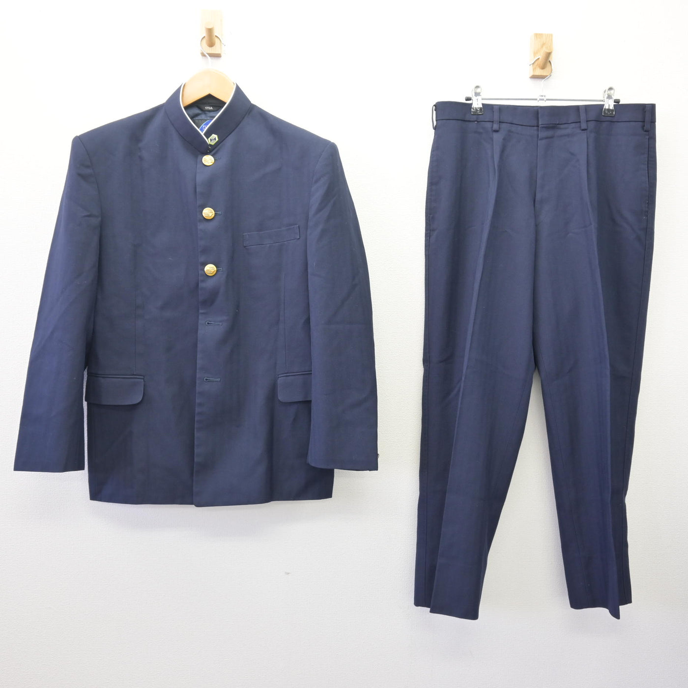 【中古】神奈川県 川崎総合科学高等学校 男子制服 4点 (学ラン・ズボン) sf114497