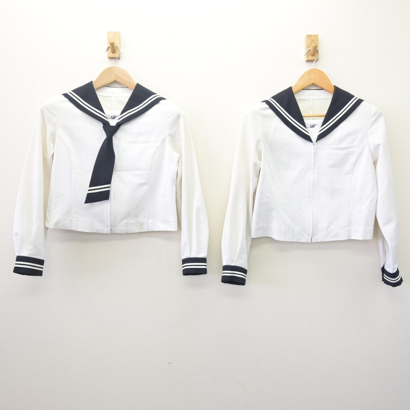 【中古】埼玉県 星野学園中学校 女子制服 3点 (セーラー服・セーラー服) sf114508