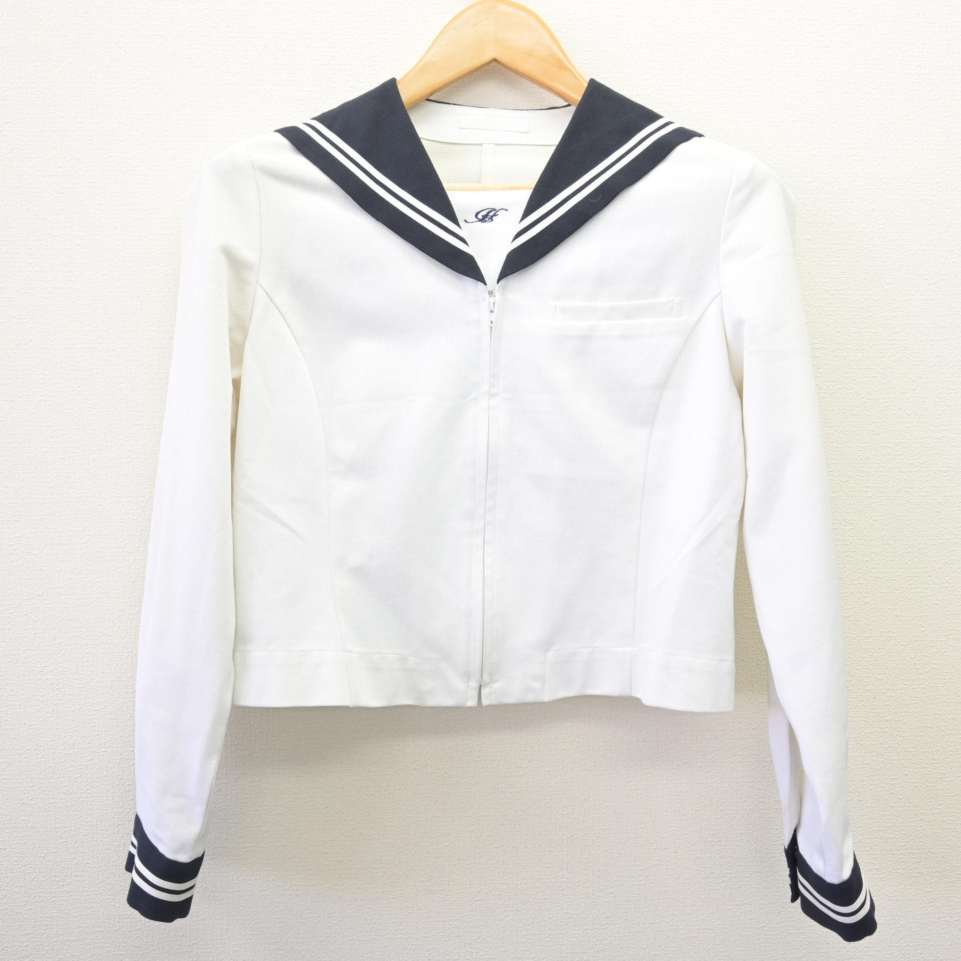 【中古】埼玉県 星野学園中学校 女子制服 3点 (セーラー服・セーラー服) sf114508