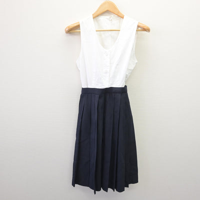 【中古】埼玉県 星野学園中学校 女子制服 2点 (セーラー服・スカート) sf114509