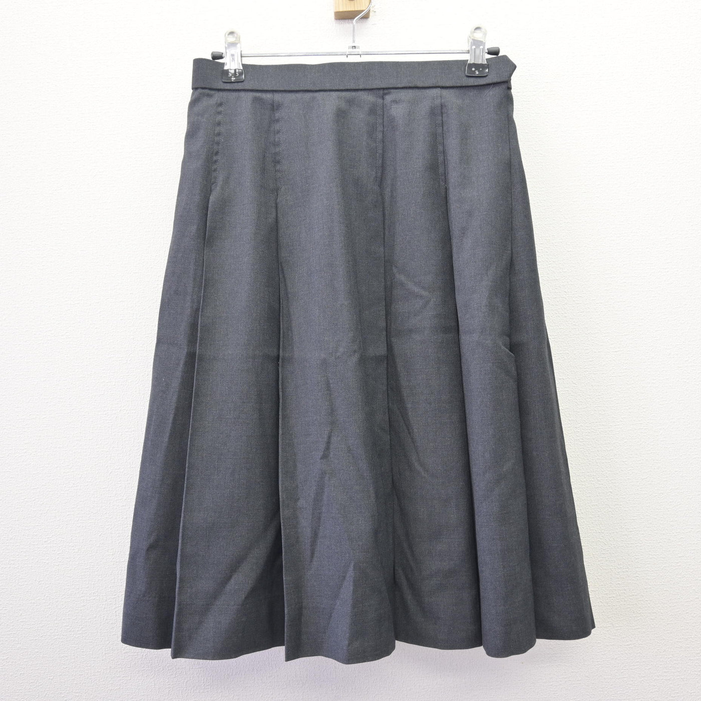 【中古】埼玉県 星野高等学校 女子制服 3点 (ニットベスト・シャツ・スカート) sf114514