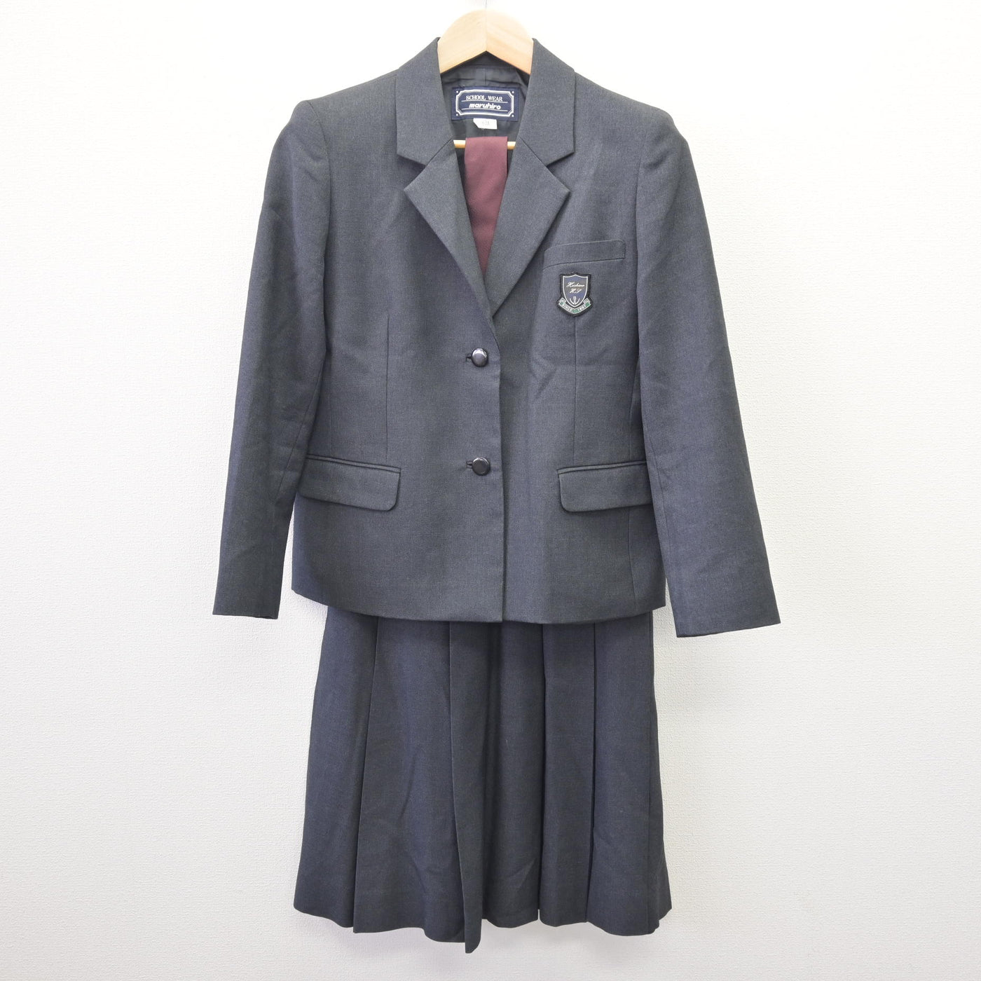 【中古】埼玉県 星野高等学校 女子制服 4点 (ブレザー・ベスト・スカート) sf114515