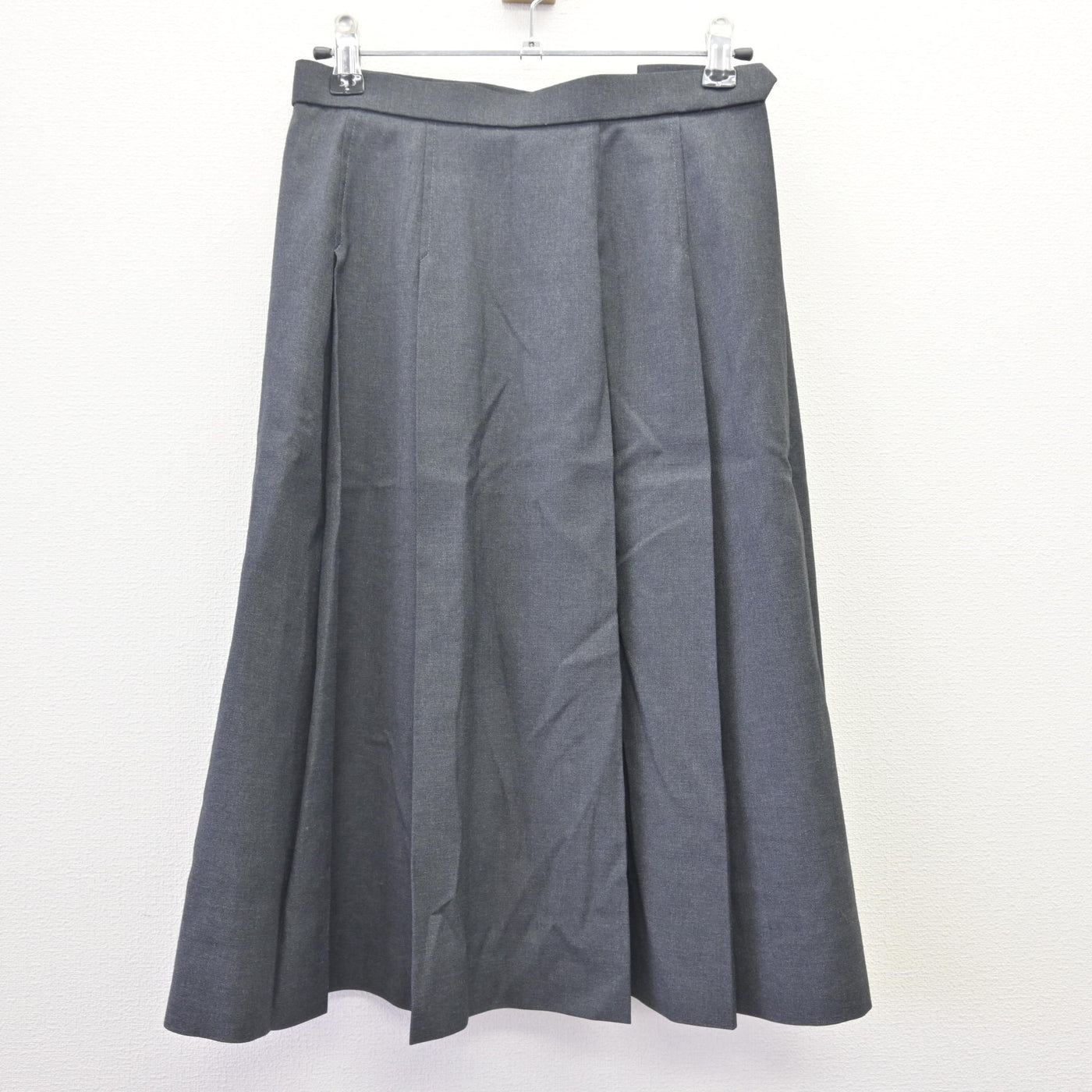 【中古】埼玉県 星野高等学校 女子制服 3点 (ニットベスト・シャツ・スカート) sf114516