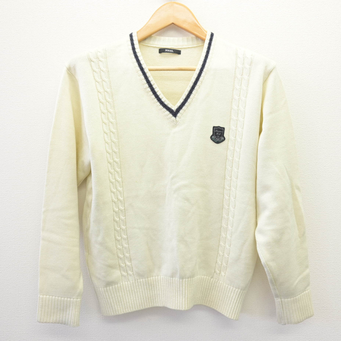 【中古】埼玉県 星野高等学校 女子制服 2点 (ニット・シャツ) sf114517