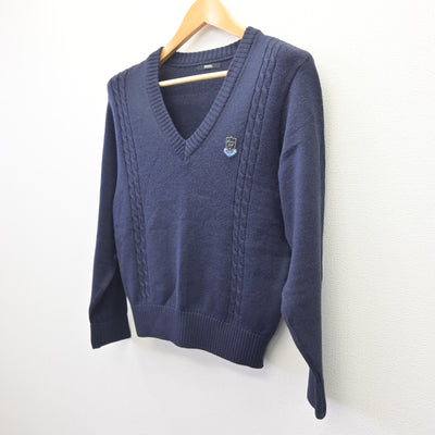 【中古】埼玉県 星野学園中学校 女子制服 1点 (ニット) sf114520