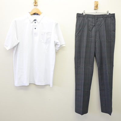 【中古】宮城県 小牛田農林高等学校 男子制服 2点 (シャツ・ズボン) sf114526