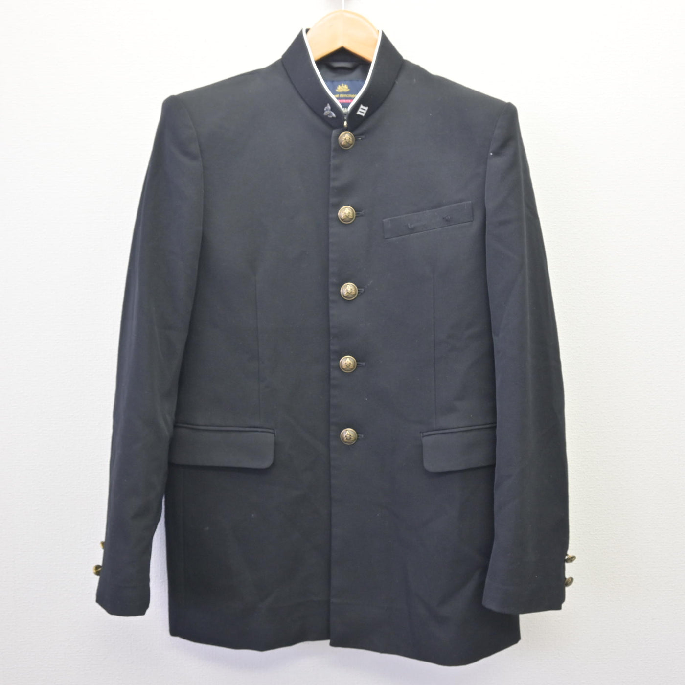【中古】宮城県 古川東中学校 男子制服 4点 (学ラン・ズボン) sf114528