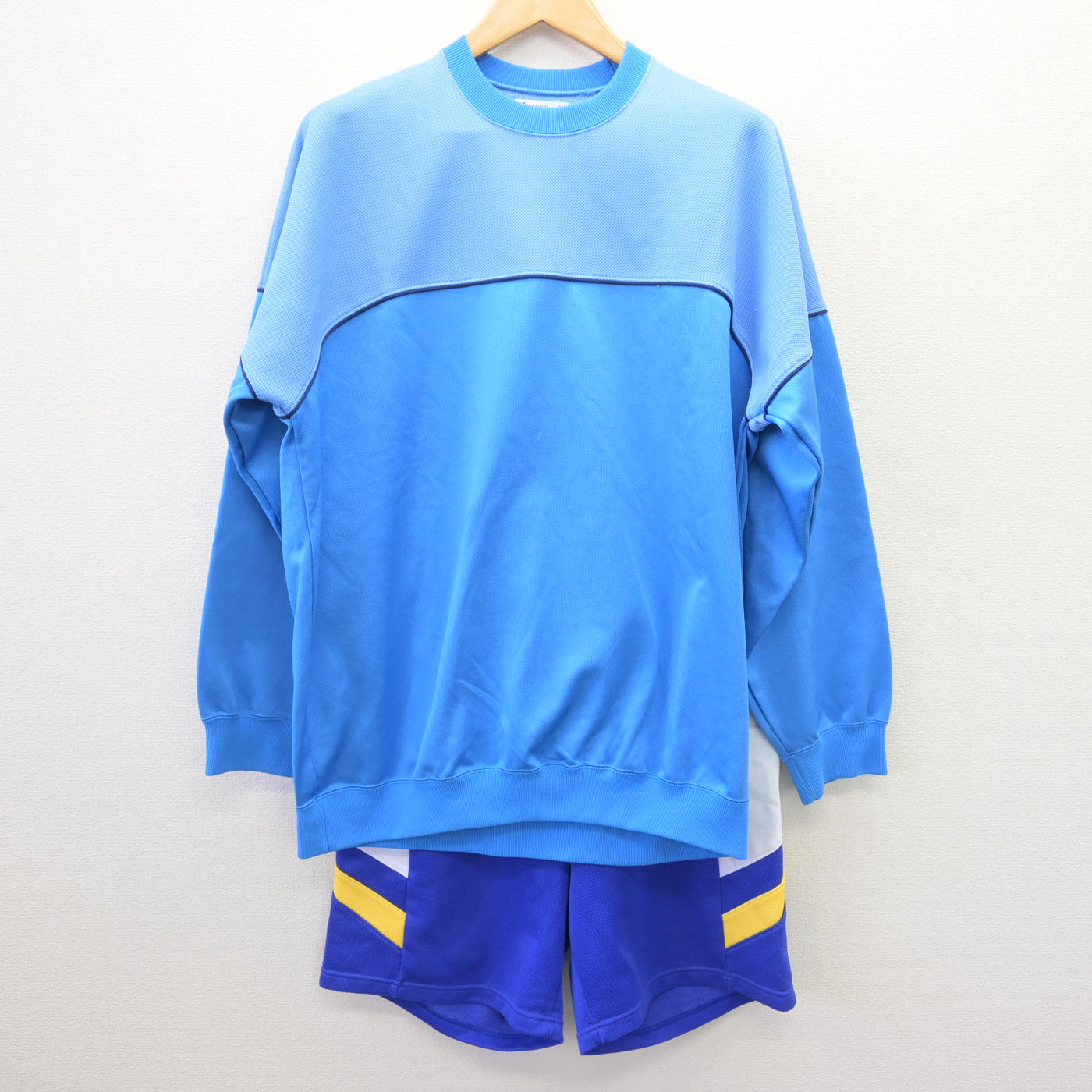 【中古】愛知県 幡豆中学校 男子制服 3点 (ジャージ 上・体操服 上・体操服 下) sf114529