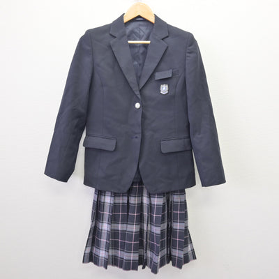 【中古】北海道 旭川市立中央中学校 女子制服 3点 (ブレザー・ニットベスト・スカート) sf114539