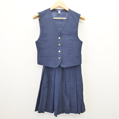 【中古】埼玉県 越谷南高等学校 女子制服 3点 (ブレザー・ベスト・スカート) sf114550