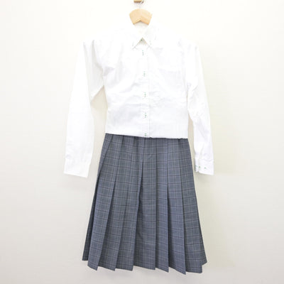 【中古】兵庫県 神出中学校 女子制服 3点 (ブレザー・シャツ・スカート) sf114564