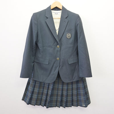 【中古】北海道 札幌西陵高等学校 女子制服 3点 (ブレザー・ニットベスト・スカート) sf114566