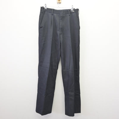 【中古】北海道 札幌稲雲高等学校 男子制服 2点 (学ラン・ズボン) sf114569