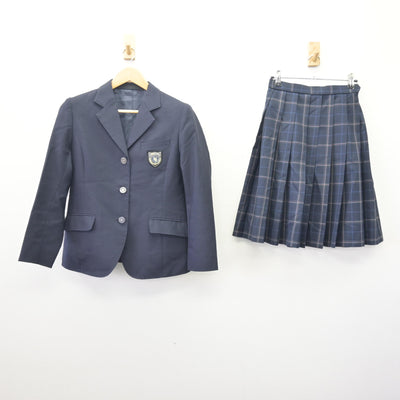 【中古】神奈川県 横浜清風高等学校 女子制服 3点 (ブレザー・スカート) sf114570