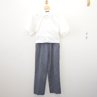 【中古】東京都 東海大学付属高輪台高等学校 男子制服 3点 (ニットベスト・シャツ・ズボン) sf114573