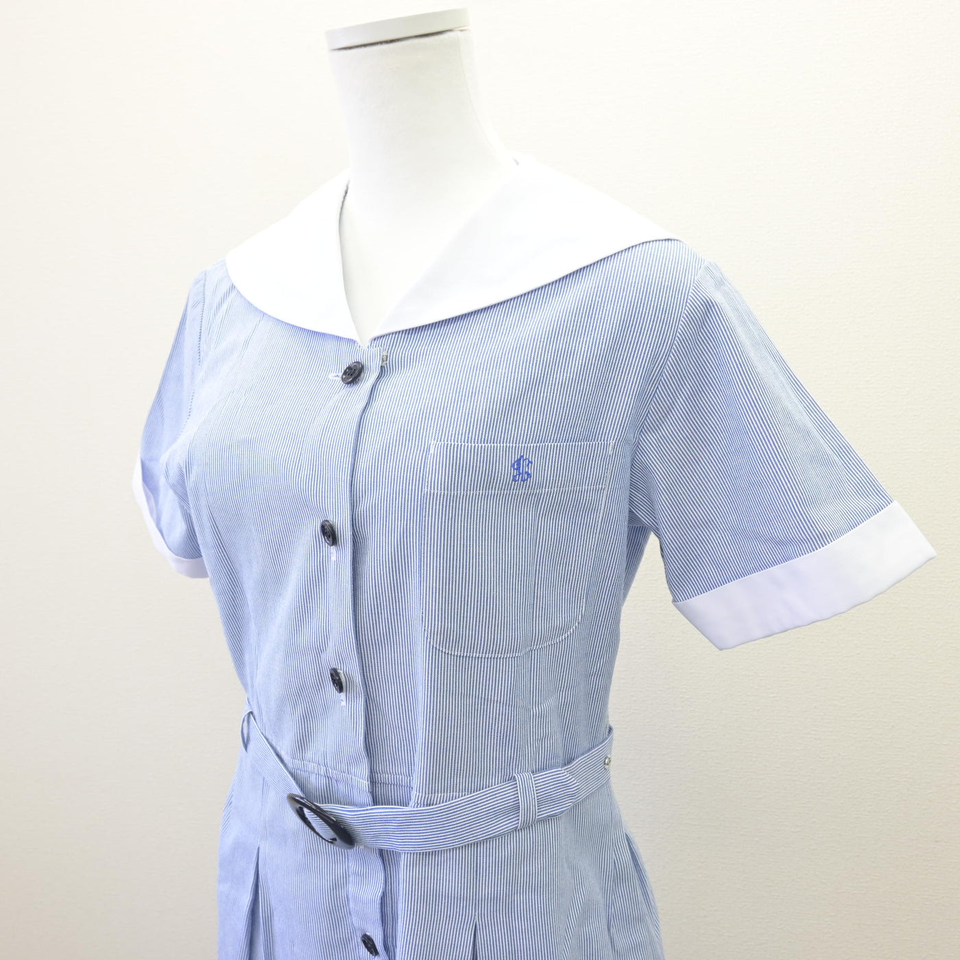 【中古】大阪府 ヴェリタス城星学園高等学校/旧制服 女子制服 1点 (ワンピース) sf114577