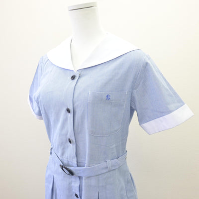 【中古】大阪府 ヴェリタス城星学園高等学校/旧制服 女子制服 1点 (ワンピース) sf114577