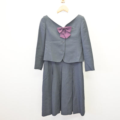 【中古】大阪府 ヴェリタス城星学園高等学校/旧制服 女子制服 4点 (ブレザー・シャツ・ジャンパースカート) sf114578