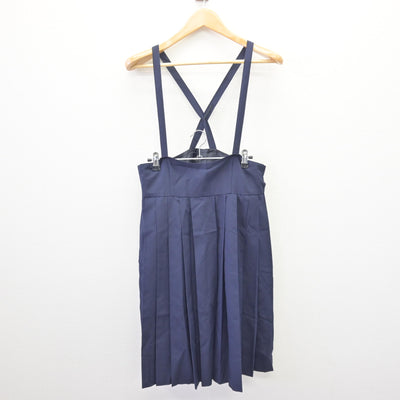 【中古】福岡県 福岡教育大学附属福岡中学校 女子制服 3点 (セーラー服・スカート) sf114582