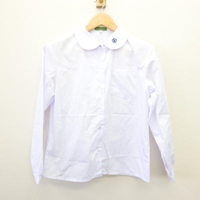 【中古】福岡県 福岡教育大学附属福岡中学校 女子制服 2点 (シャツ・セーラー服) sf114583