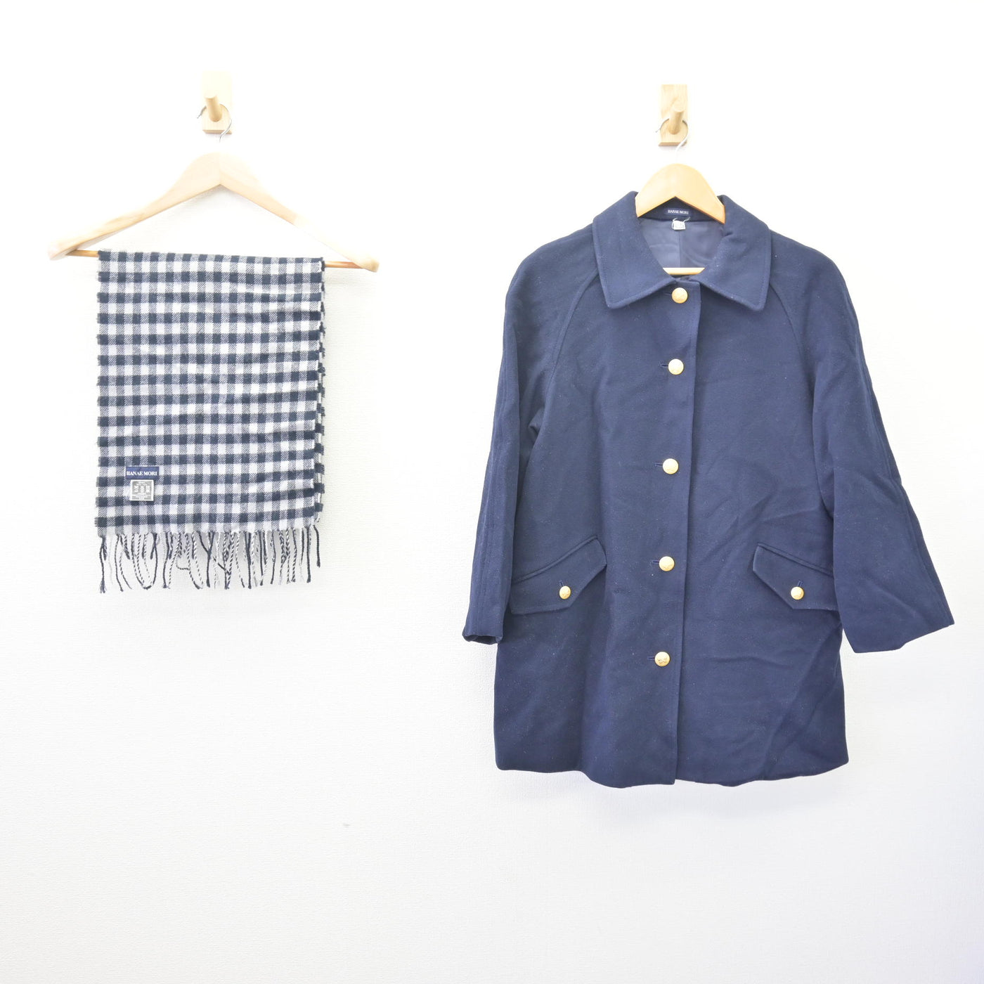 【中古】広島県 安田女子高等学校 女子制服 2点 (コート) sf114589