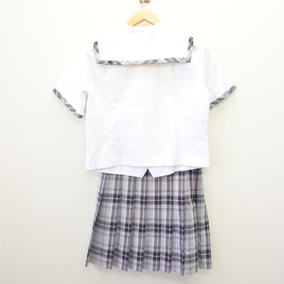 【中古】愛知県 栄徳高等学校 女子制服 3点 (セーラー服・スカート) sf114598