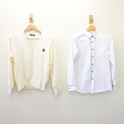 【中古】広島県 世羅高等学校 女子制服 5点 (ブレザー・ニット・シャツ・スカート) sf114603