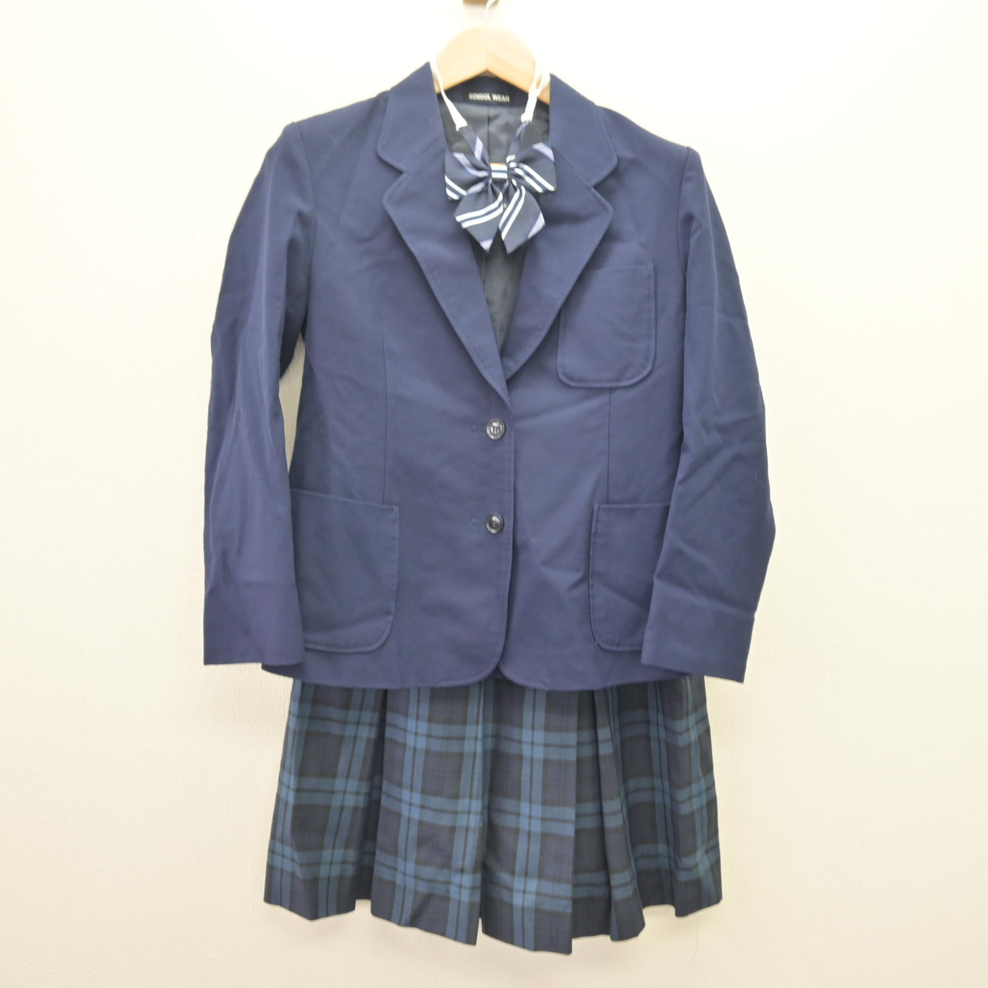 【中古】東京都 田無特別支援学校 女子制服 3点 (ブレザー・スカート) sf114632