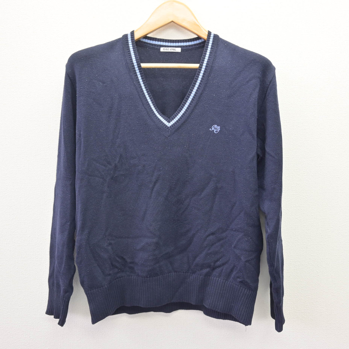 【中古】長野県 飯田OIDE長姫高等学校 女子制服 2点 (ニット・シャツ) sf114641