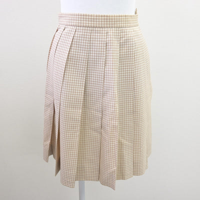 【中古】千葉県 大多喜高等学校 女子制服 3点 (ベスト・スカート) sf114649
