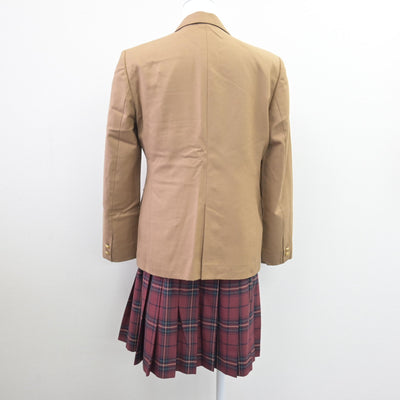 【中古】山口県 中村女子高等学校 女子制服 3点 (ブレザー・ニットベスト・スカート) sf114658