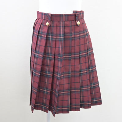 【中古】山口県 中村女子高等学校 女子制服 3点 (ブレザー・ニットベスト・スカート) sf114658