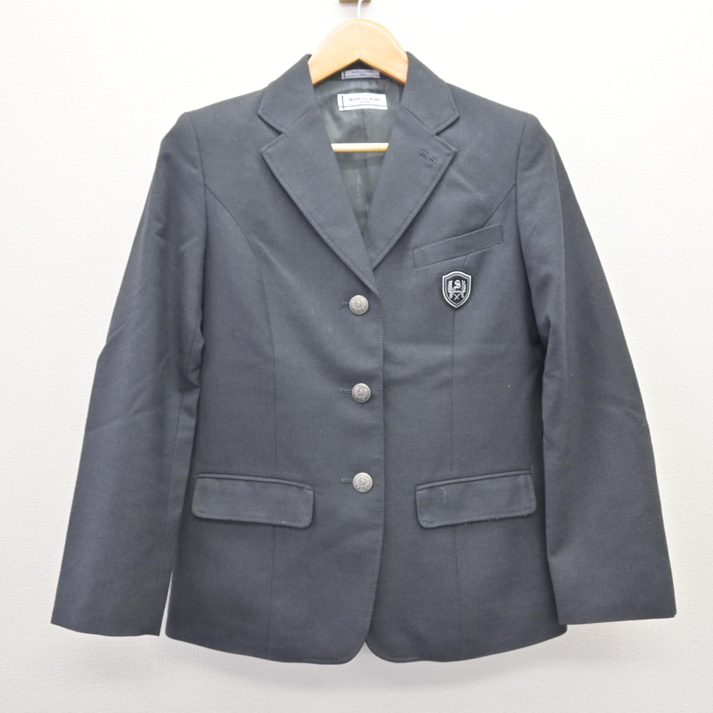 【中古】愛知県 清林館高等学校 女子制服 3点 (ブレザー・スカート) sf114659