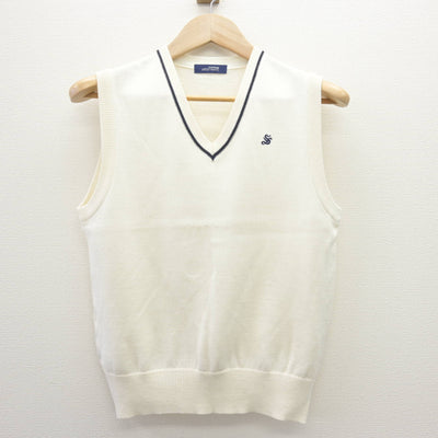 【中古】愛知県 清林館高等学校 女子制服 2点 (ニット・ニットベスト) sf114660