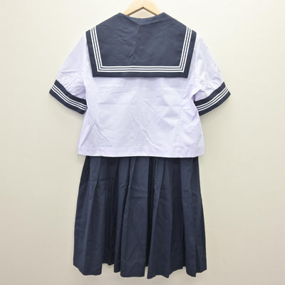 【中古】栃木県 栃木商業高等学校 女子制服 3点 (セーラー服・セーラー服・スカート) sf114665