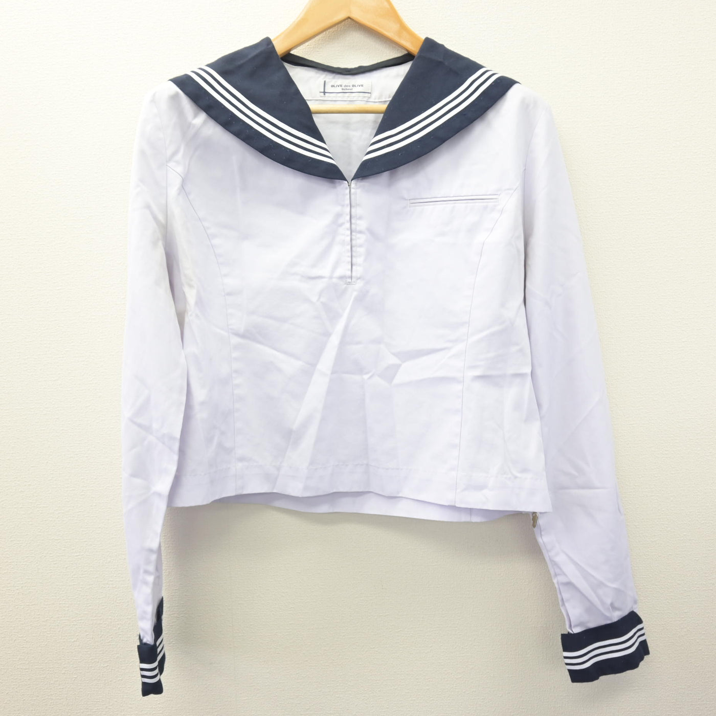 【中古】栃木県 栃木商業高等学校 女子制服 3点 (セーラー服・セーラー服・スカート) sf114665