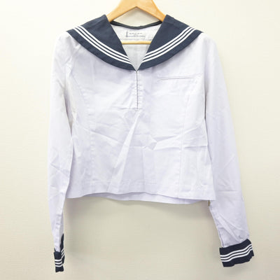 【中古】栃木県 栃木商業高等学校 女子制服 3点 (セーラー服・セーラー服・スカート) sf114665
