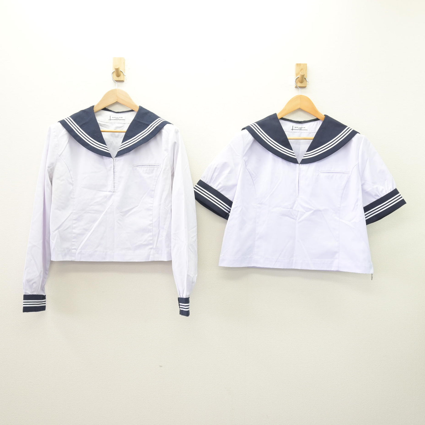 【中古】栃木県 栃木商業高等学校 女子制服 2点 (セーラー服) sf114666