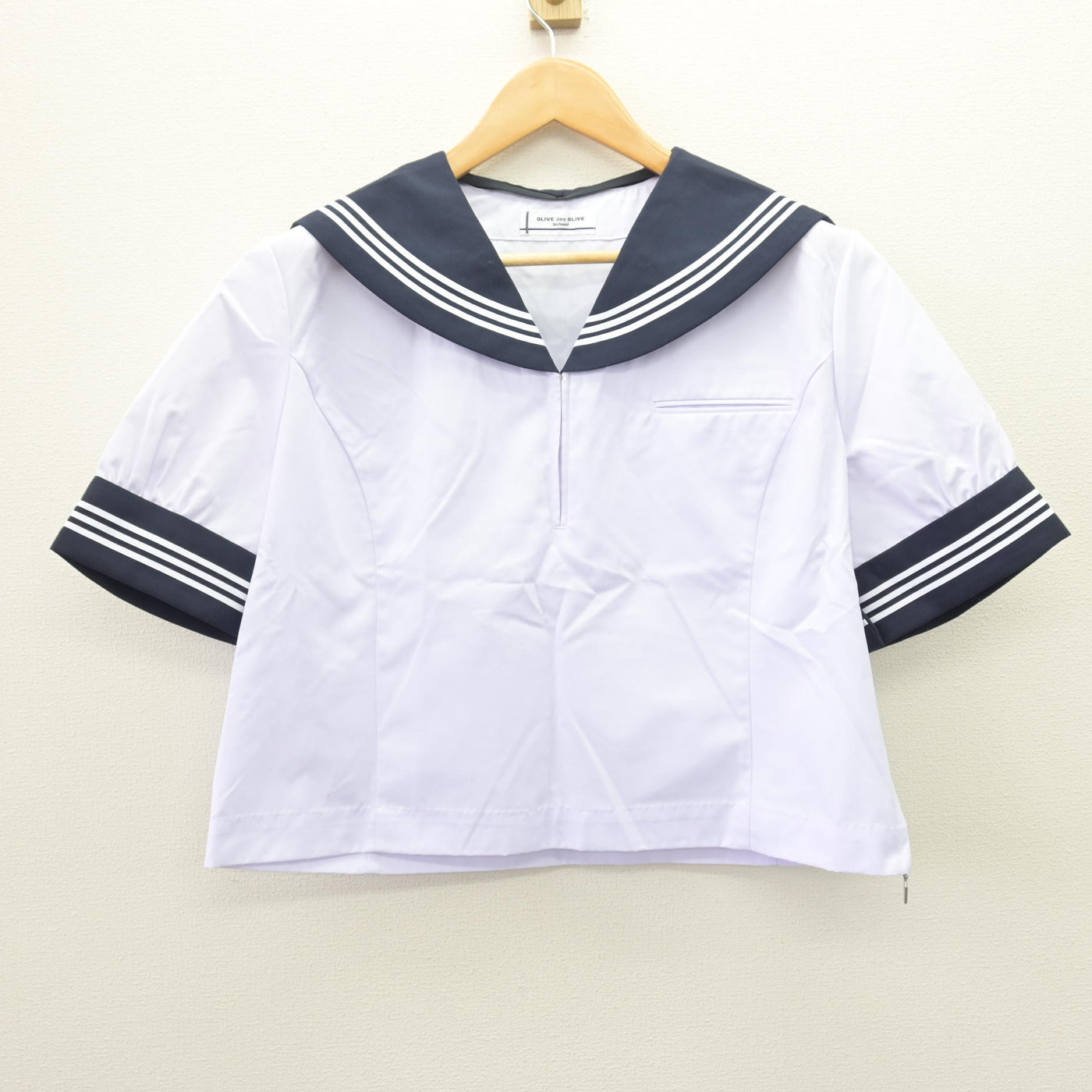 【中古】栃木県 栃木商業高等学校 女子制服 2点 (セーラー服) sf114666