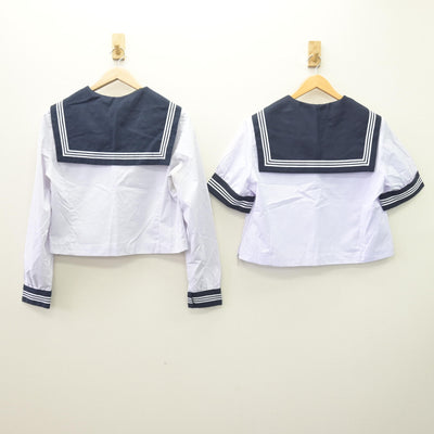 【中古】栃木県 栃木商業高等学校 女子制服 2点 (セーラー服) sf114666
