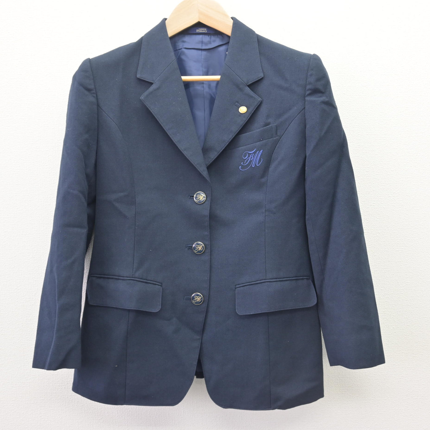 【中古】福島県 福島明成高等学校 女子制服 3点 (ブレザー・スカート) sf114668