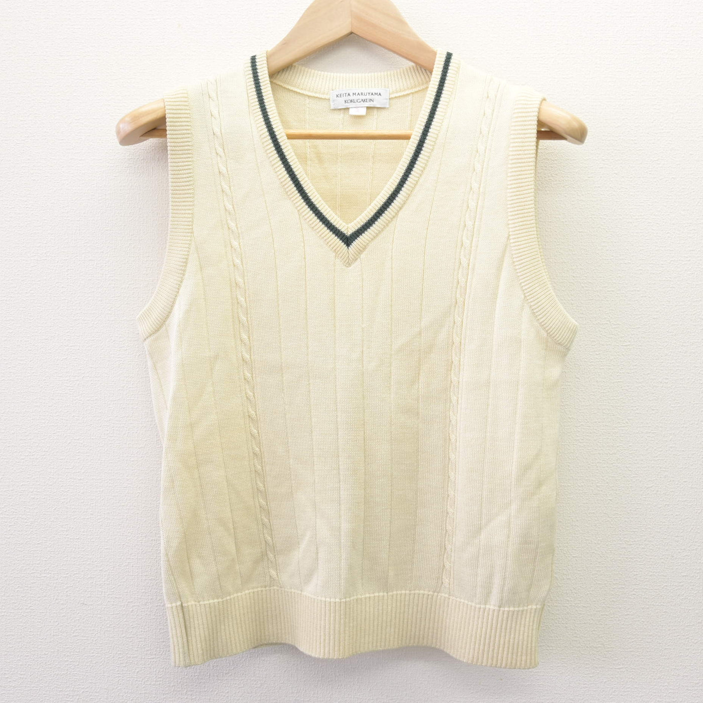 【中古】東京都 國學院高等学校 女子制服 2点 (ニットベスト・スカート) sf114676