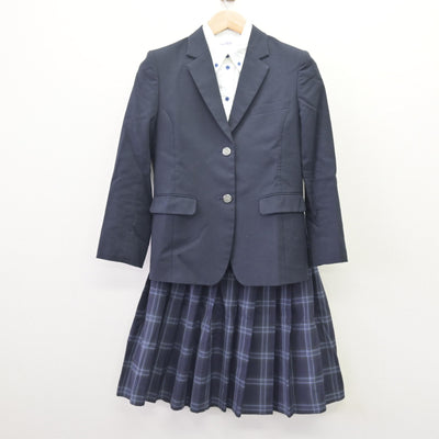 【中古】埼玉県 狭山緑陽高等学校 女子制服 3点 (ブレザー・シャツ・スカート) sf114678