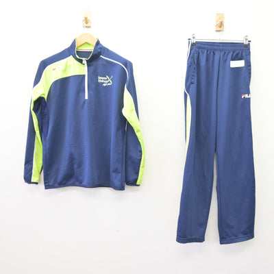 【中古】埼玉県 狭山緑陽高等学校 女子制服 2点 (ジャージ 上・ジャージ 下) sf114680