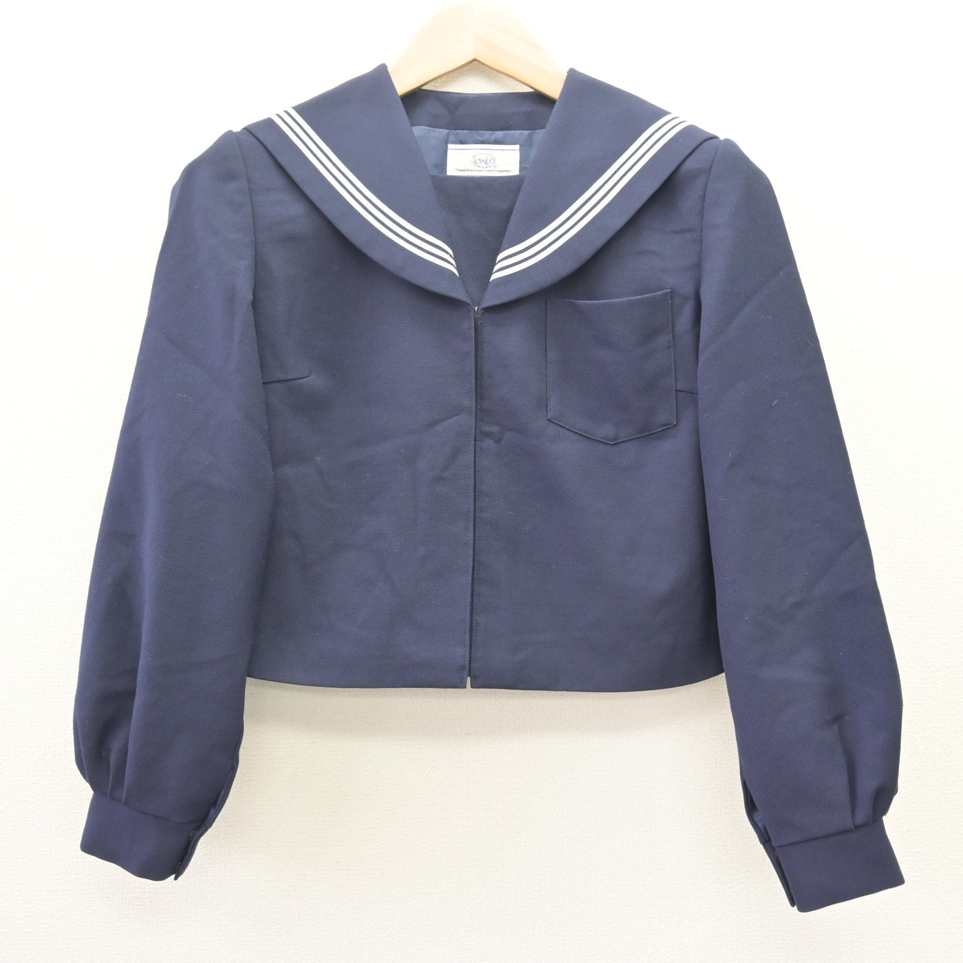 【中古】北海道 深川中学校 女子制服 1点 (セーラー服) sf114692