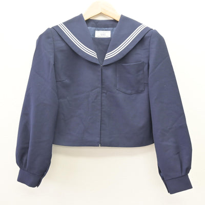 【中古】北海道 深川中学校 女子制服 1点 (セーラー服) sf114692