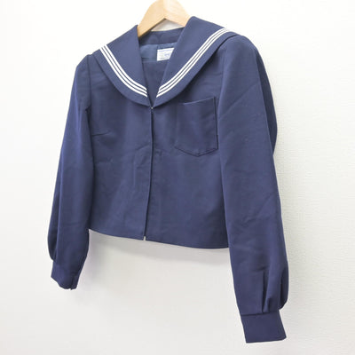 【中古】北海道 深川中学校 女子制服 1点 (セーラー服) sf114692