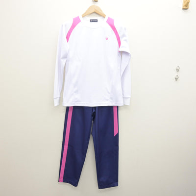 【中古】福島県 郡山女子大学附属高等学校 女子制服 3点 (ジャージ 上・体操服 上・ジャージ 下) sf114697