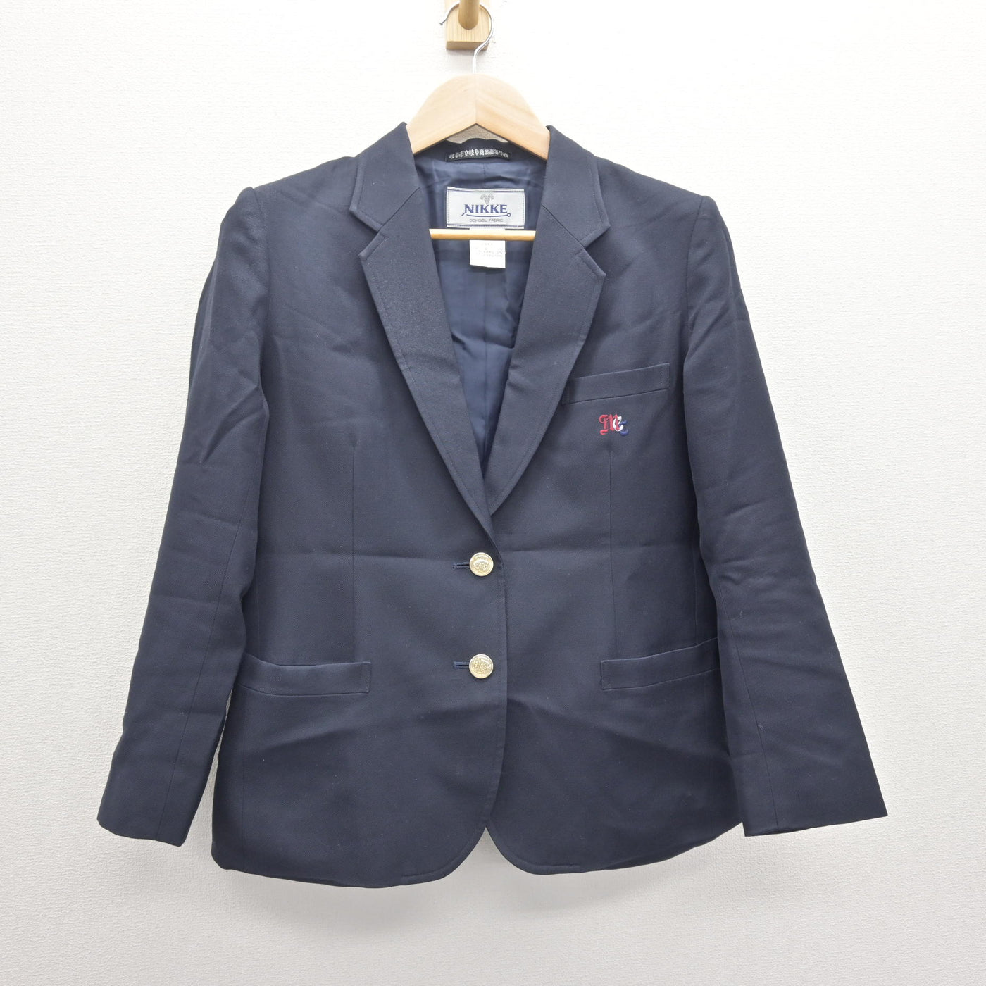 【中古】岐阜県 岐阜商業高等学校 女子制服 4点 (ブレザー・スカート) sf114705