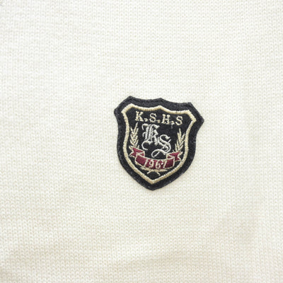 【中古】福岡県 九州産業大学付属九州産業高校 女子制服 2点 (ニットベスト・シャツ) sf114714